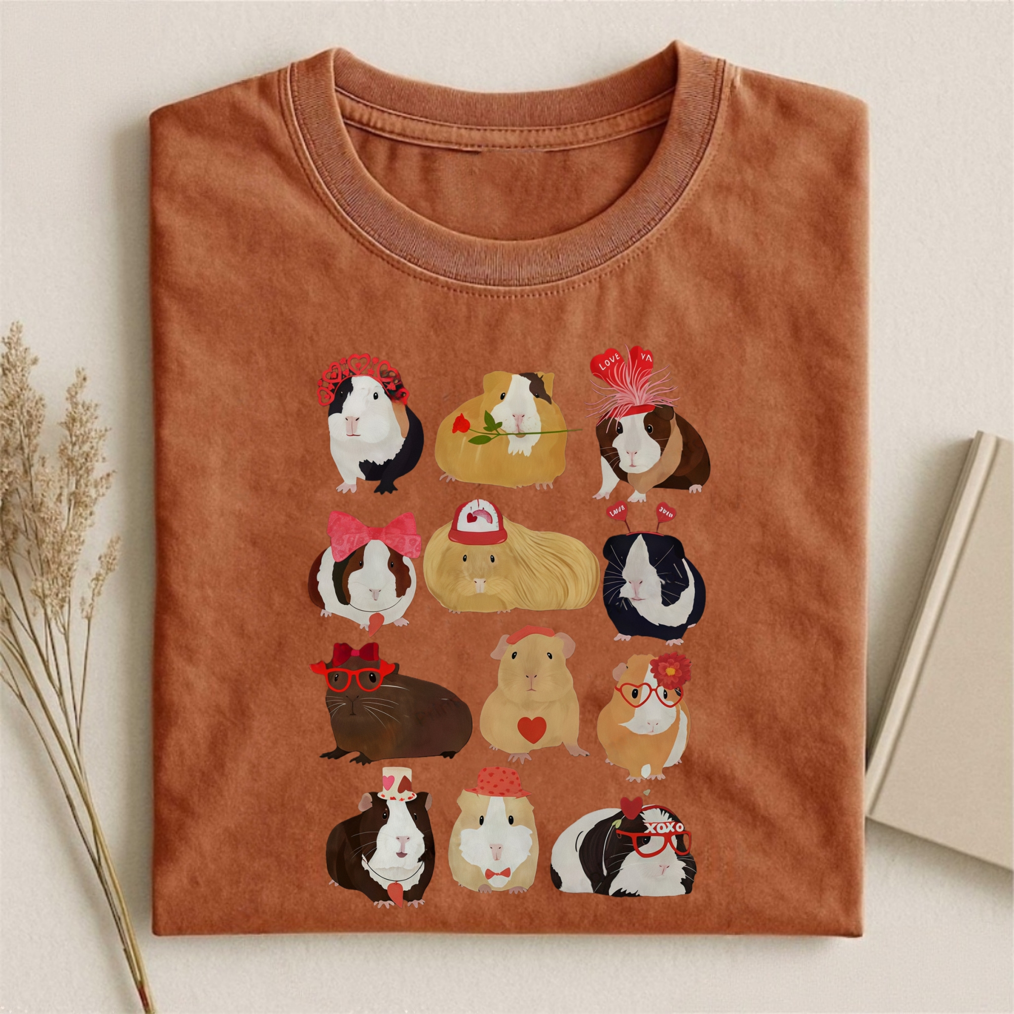 Valentine's Day Guinea Pig T-shirt