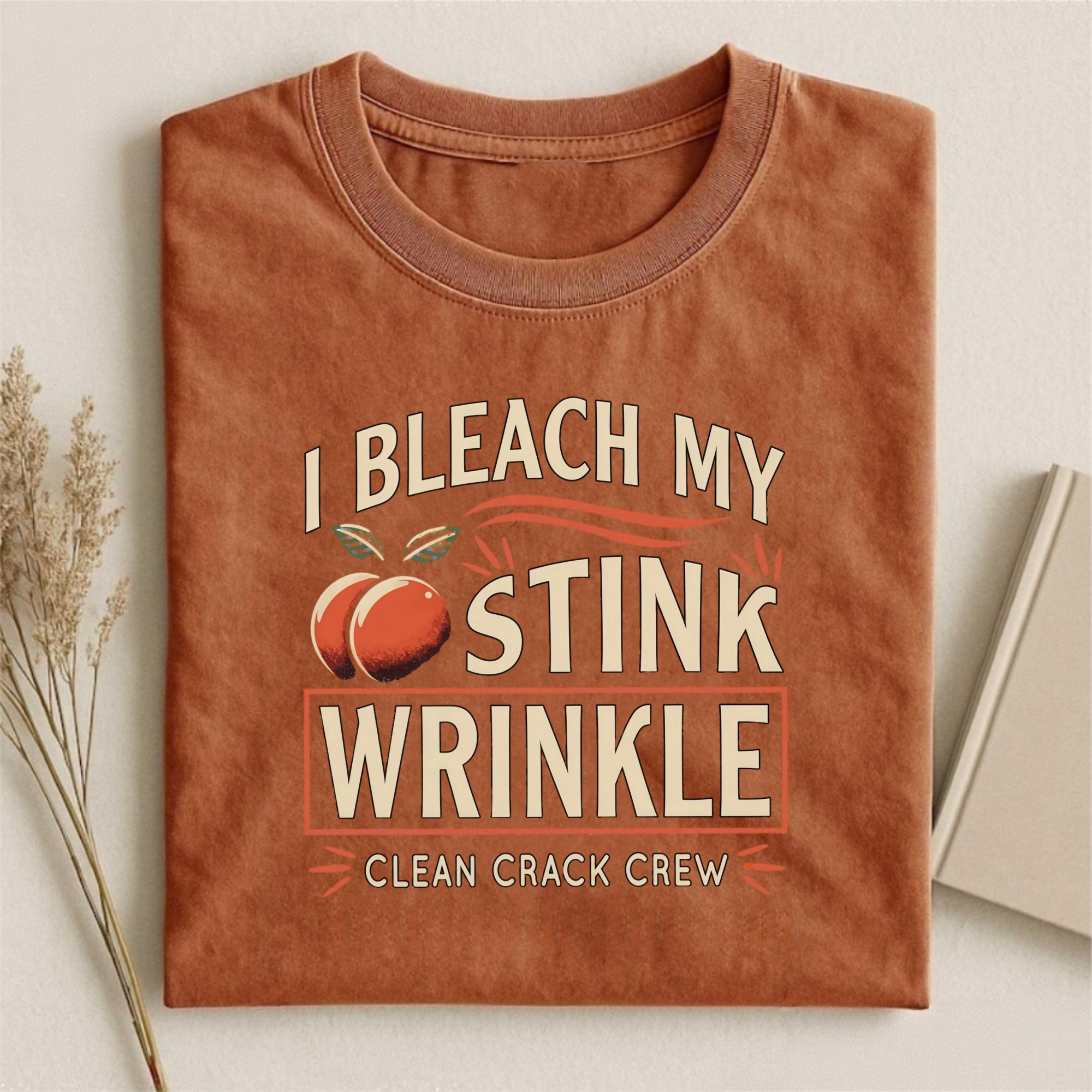 I Bleach My Stink Wrinkle T-shirt