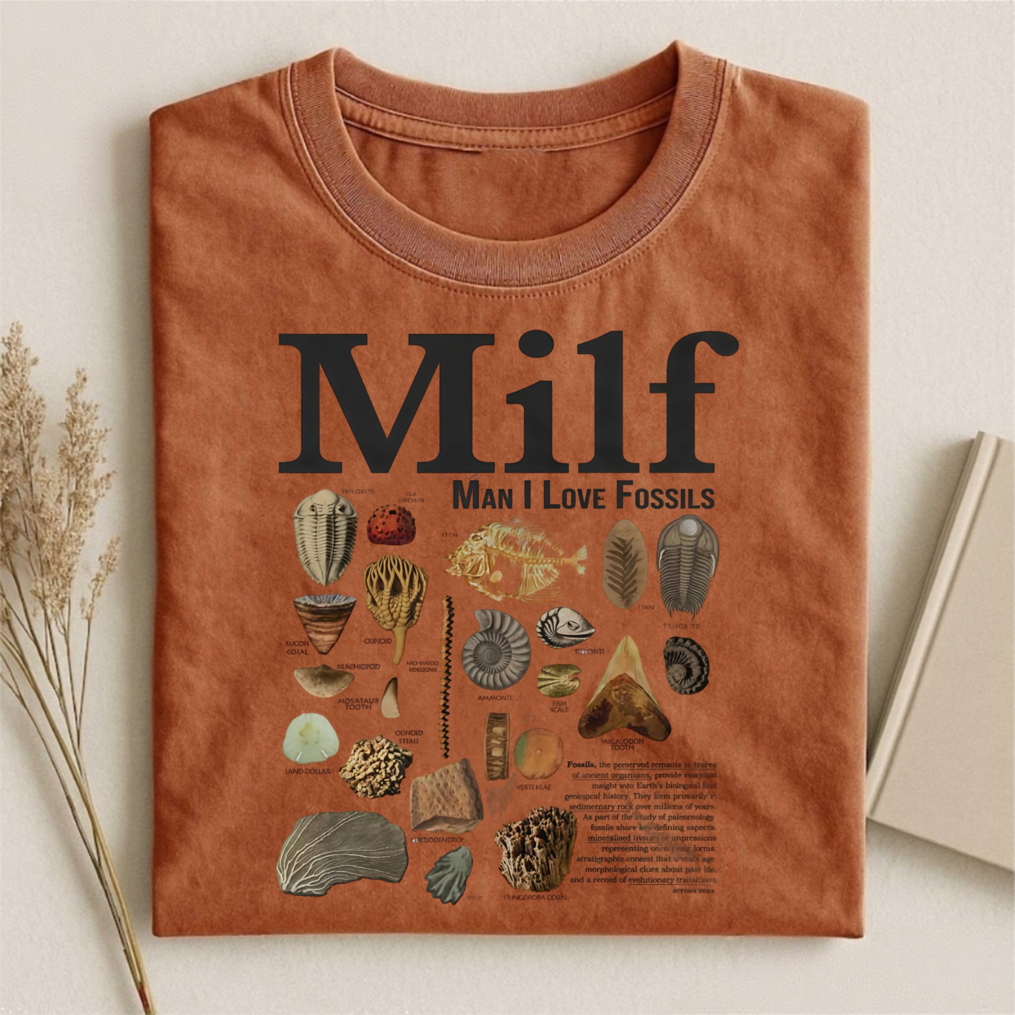 Man I Love Fossils Vintage T-shirt