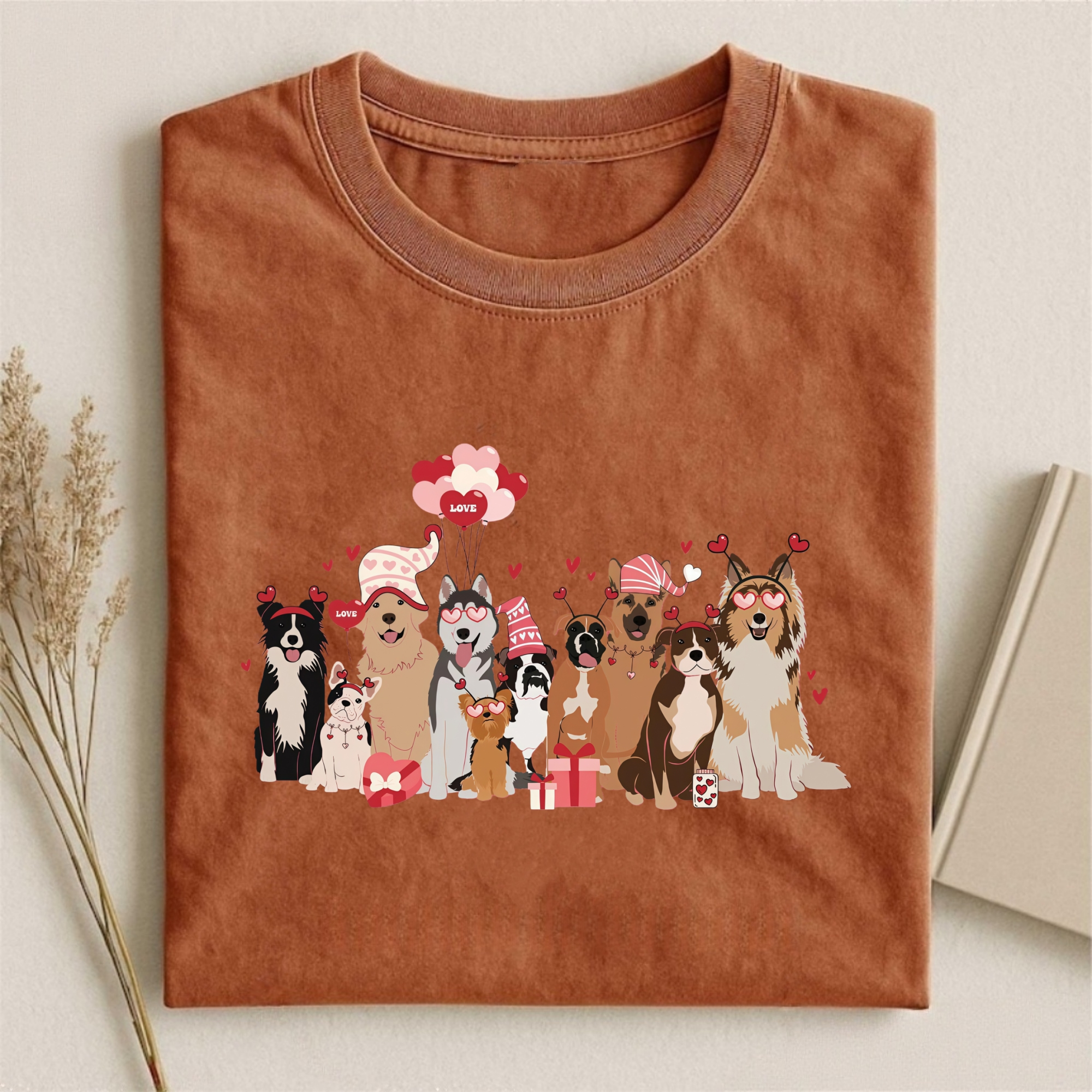 Valentines Dogs T-shirt