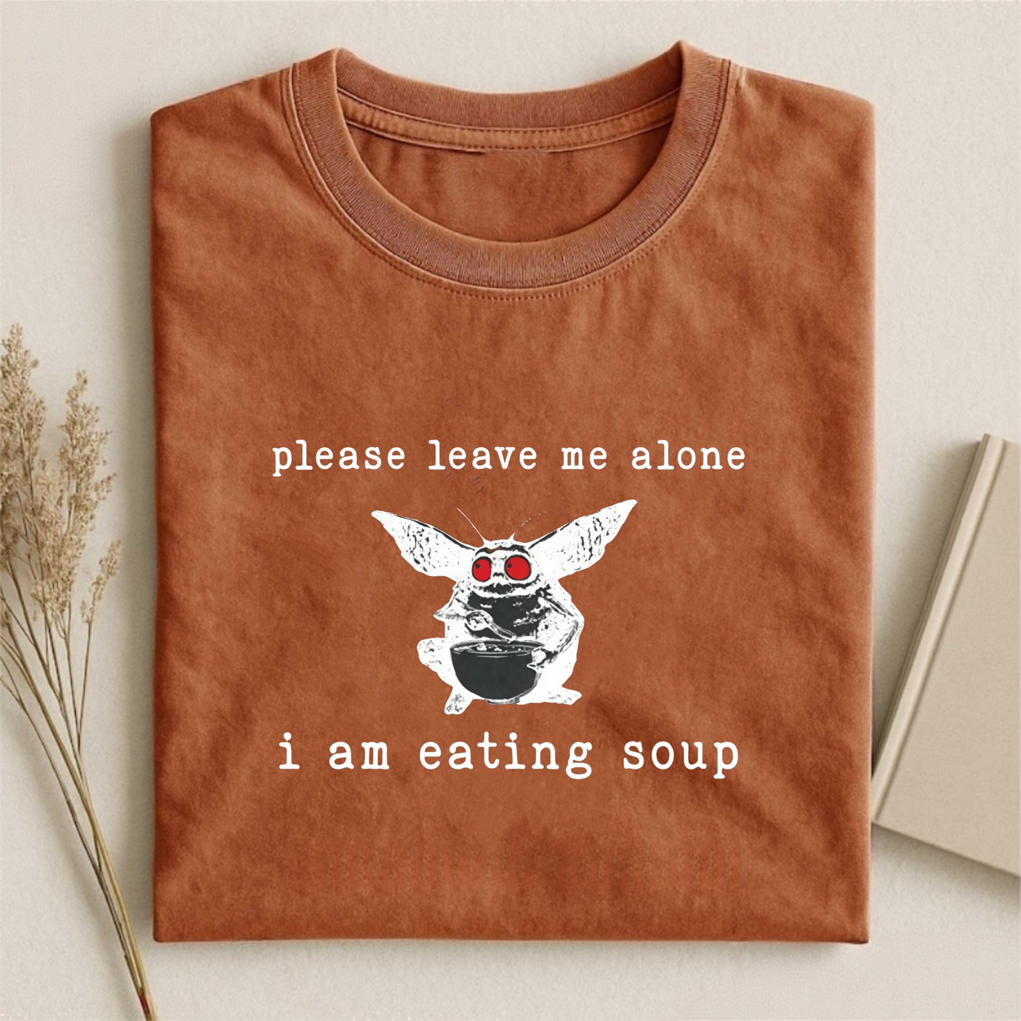 Mothman Eating Soup T-shirt