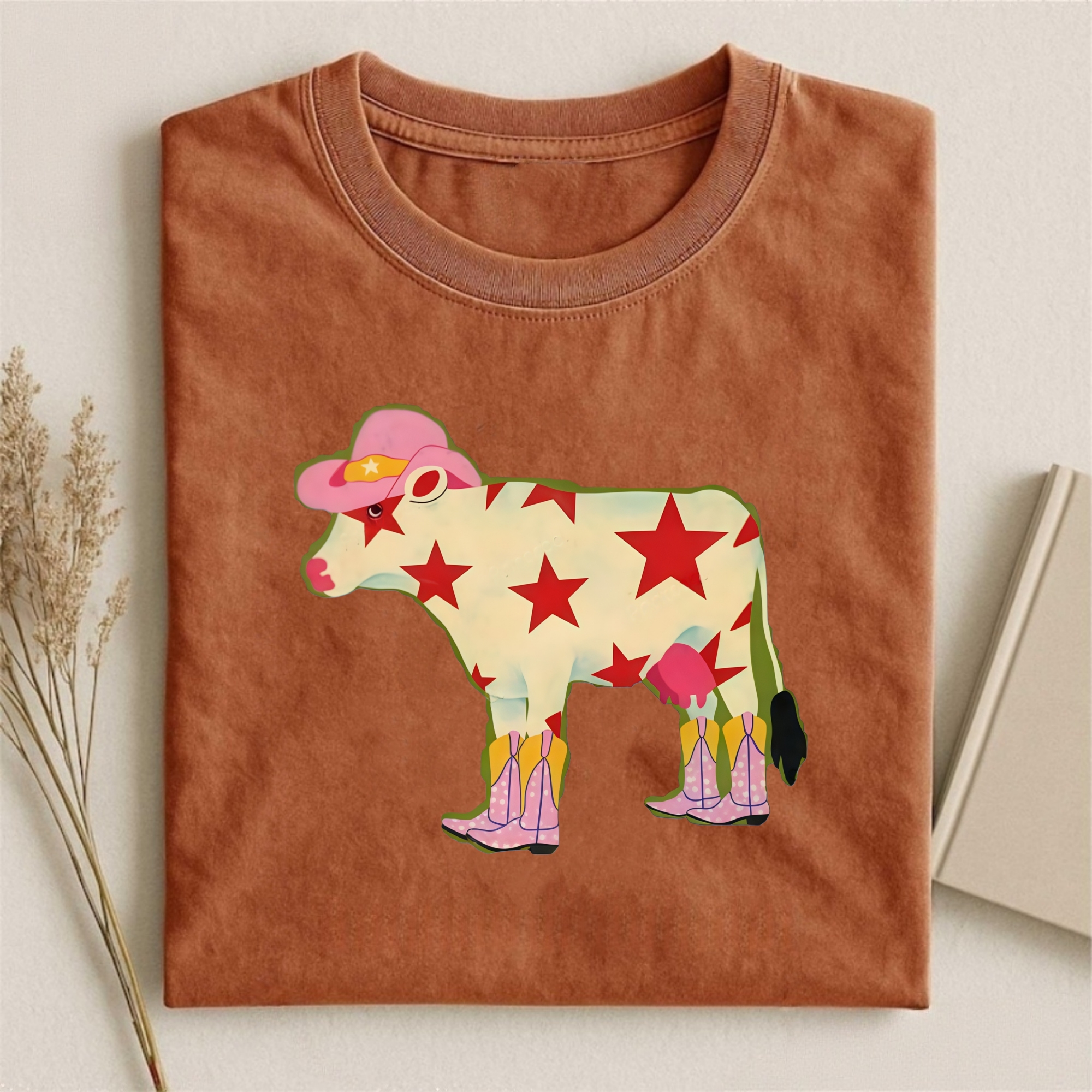 Western Adorable Cow T-shirt