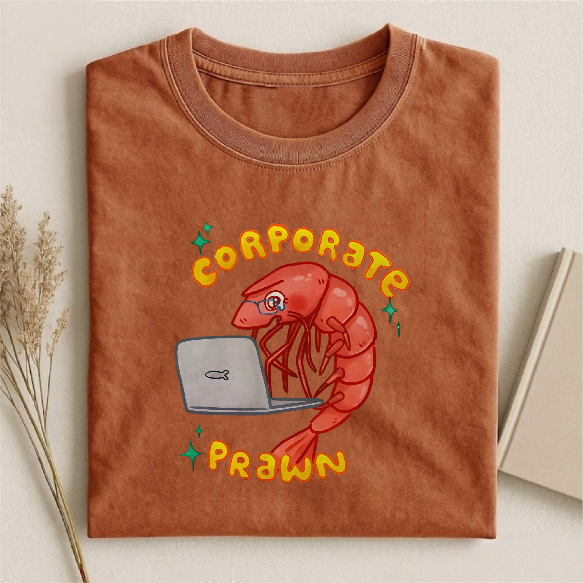 Working Shrimp T-shirt
