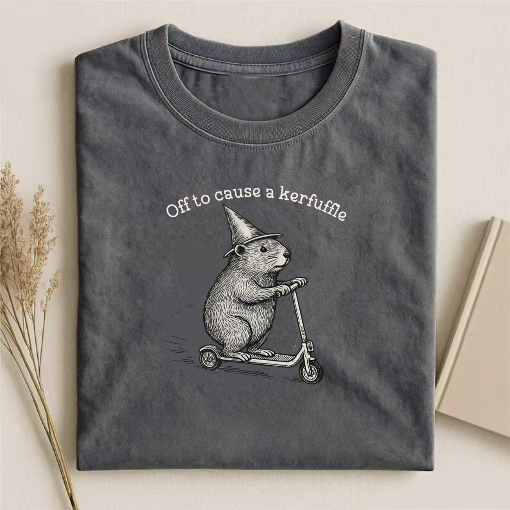 Kerfuffle-Causing Groundhog Wizard T-shirt
