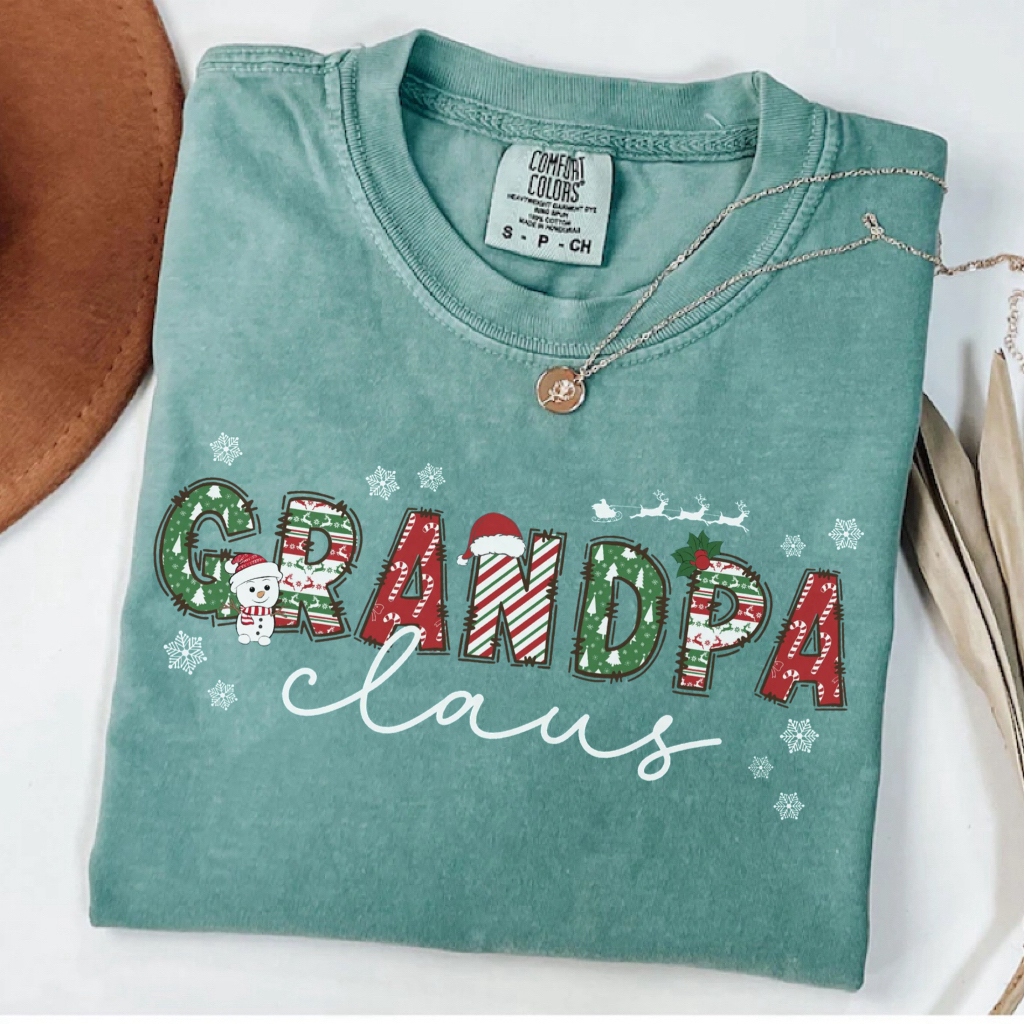 Comfort Colors Family Christmas T-shirt