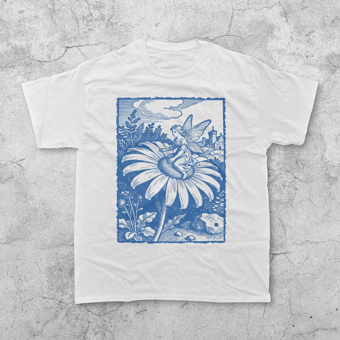 Fairy Daisy Wildflower Vintage T-Shirt