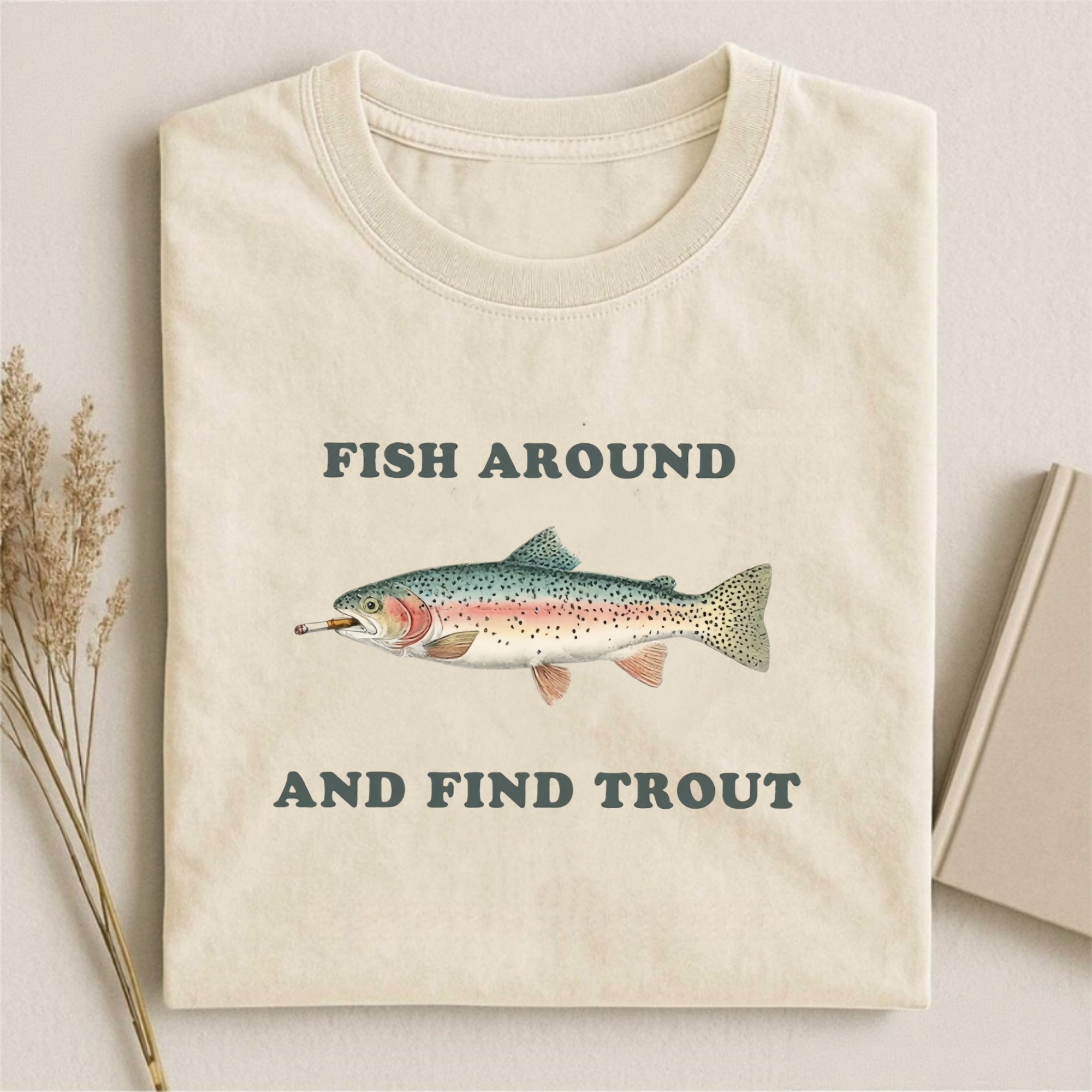 Fish Around and Find Trout Comfort Colors Shirt