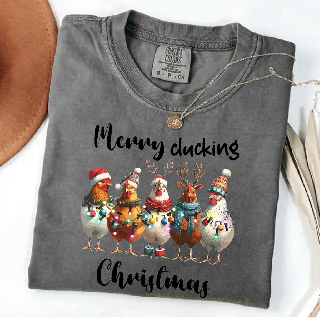 Merry Clucking Christmas T-Shirt