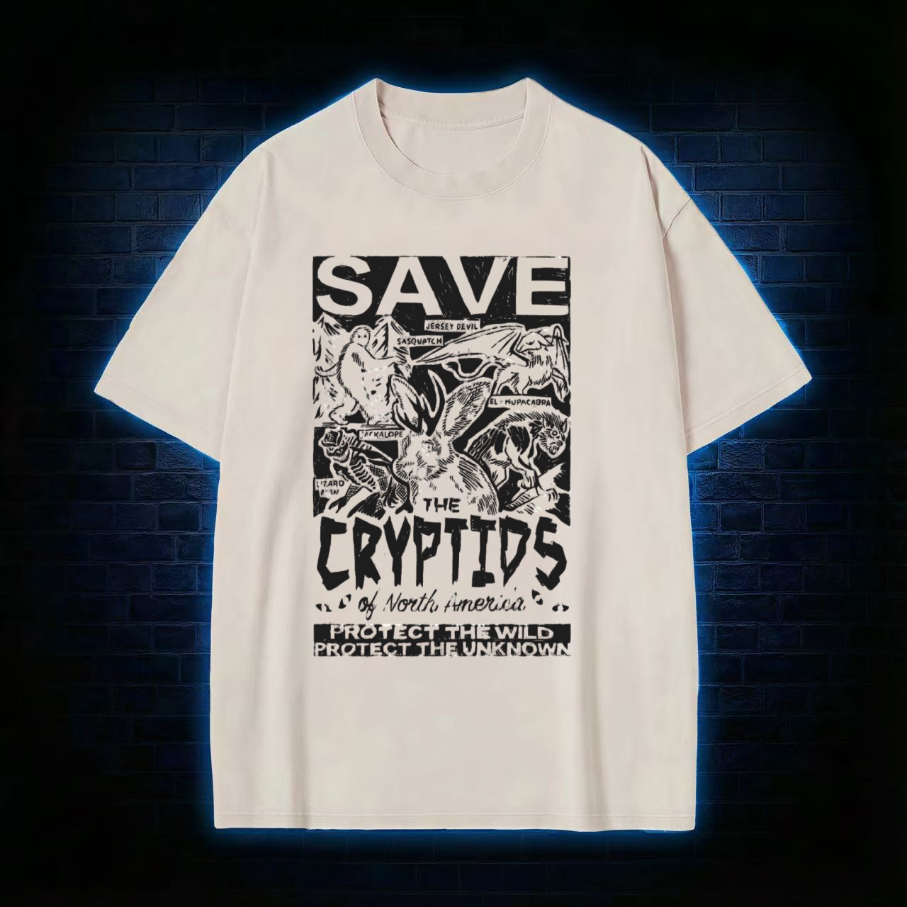 Save the Cryptids Washed T-shirt