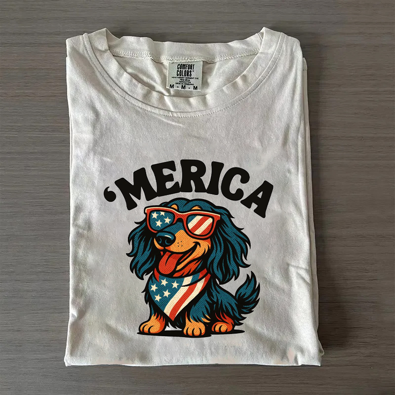 Merica Dachshund T-shirt