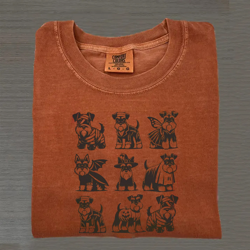 Schnauzer Halloween T-shirt
