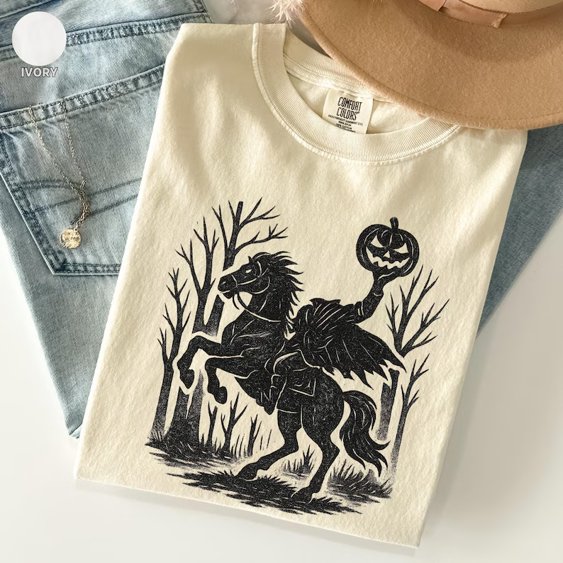 Headless Horseman Halloween T-shirt