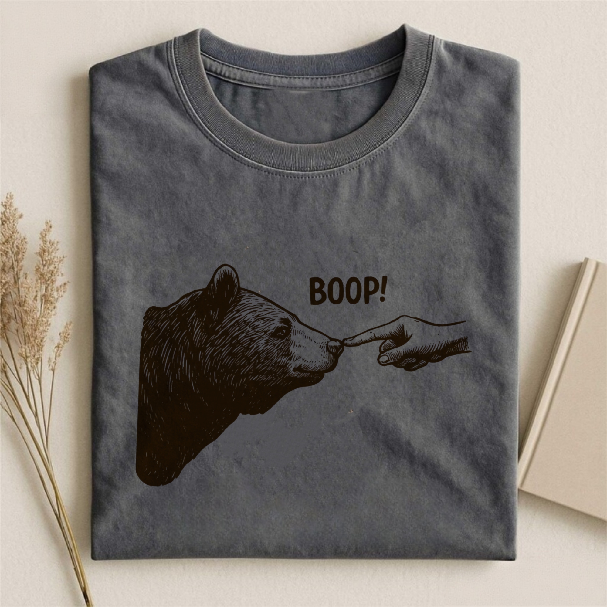Comfort Colors Boop! Bear Graphic T-sshirt
