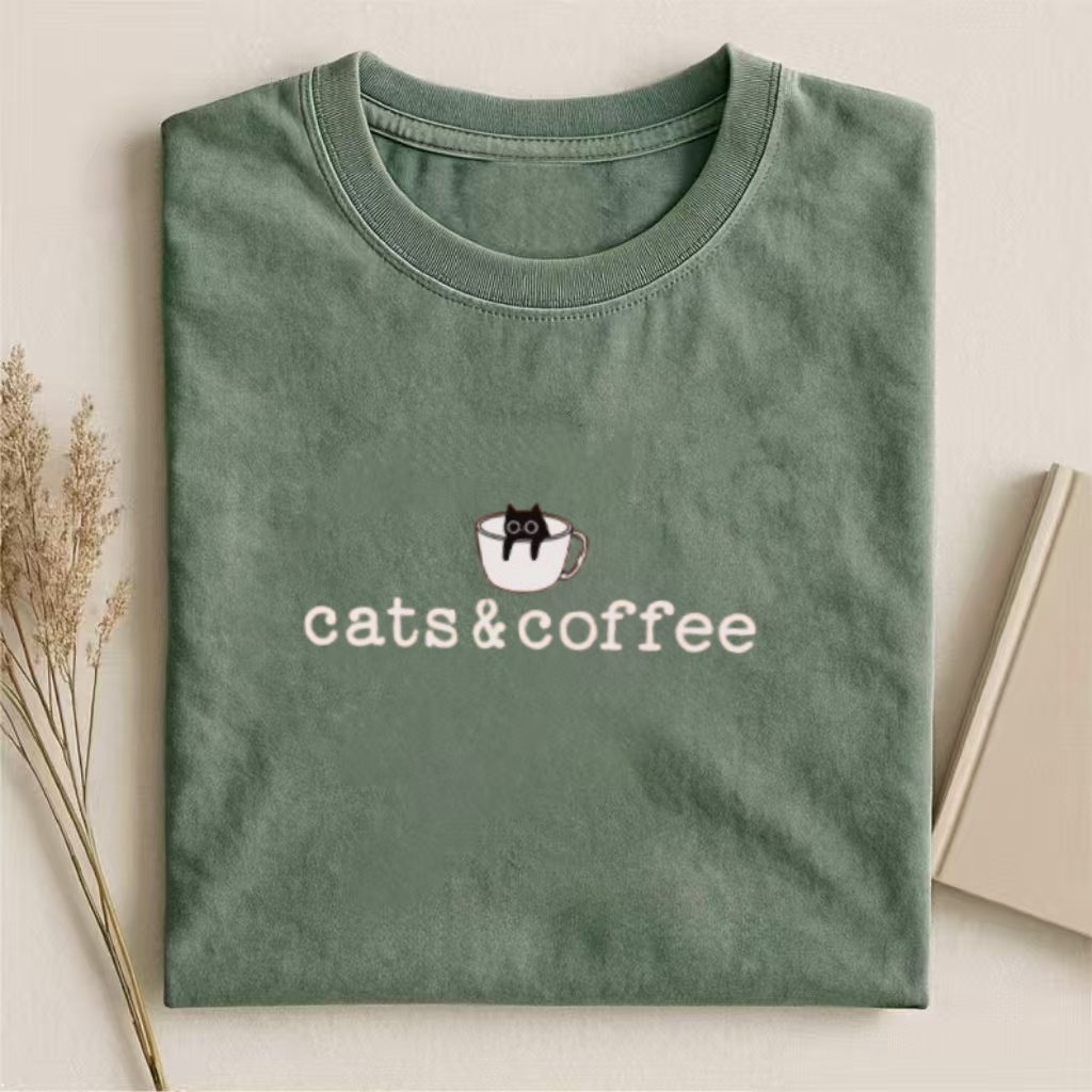 Cats And Coffee T-shirt
