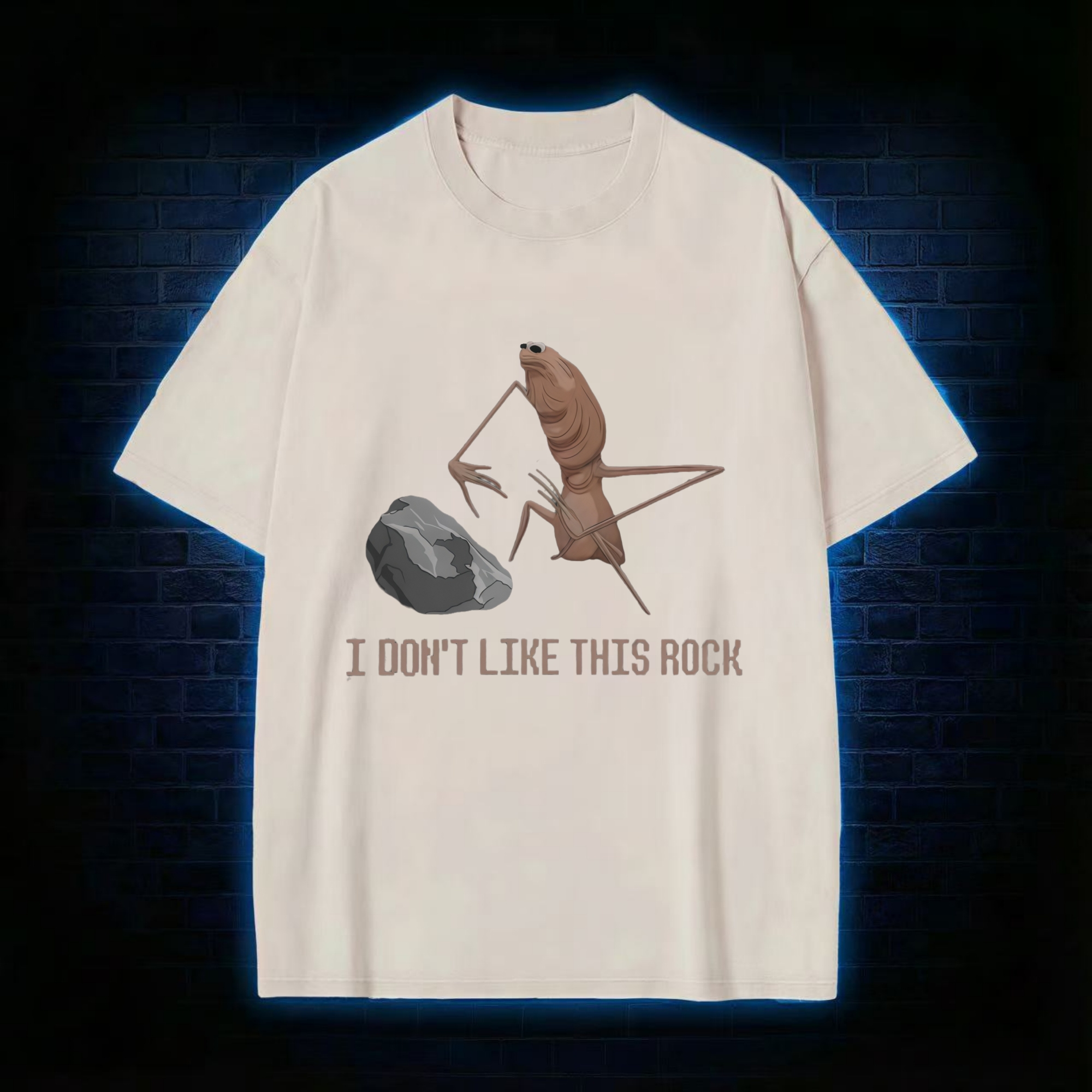 I Don't Like This Rock Washed T-shirt