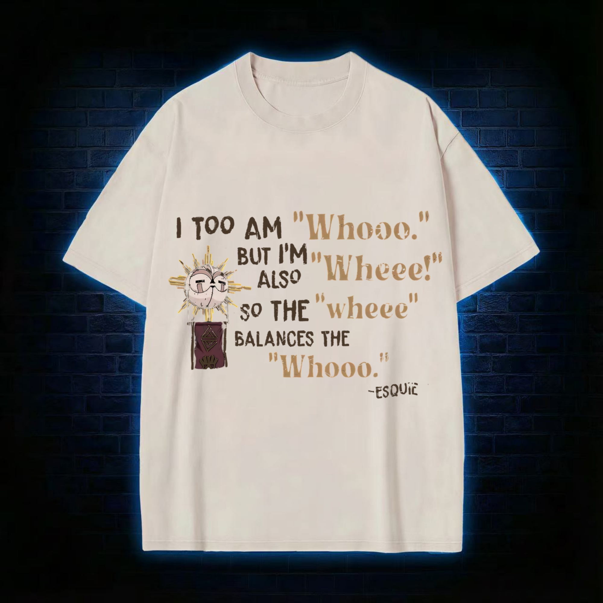 Too am Whooo. Washed T-shirt