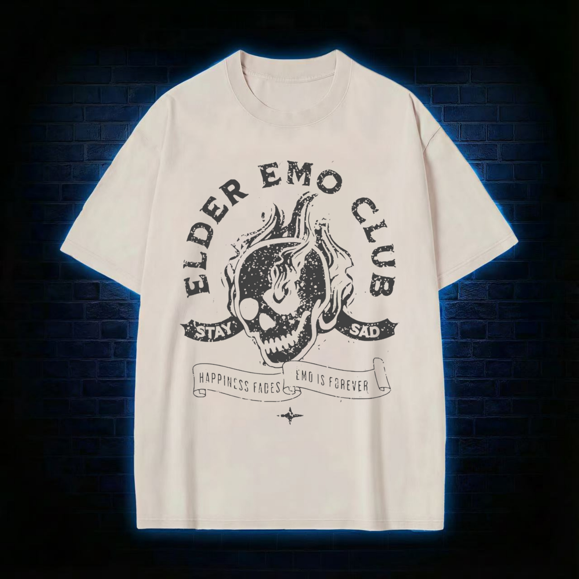 Elder Emo Club Washed T-shirt