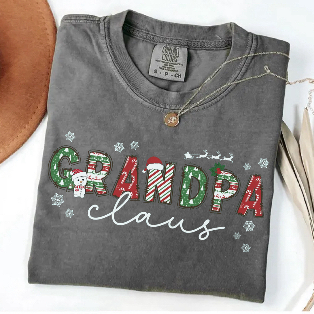 Comfort Colors Family Christmas T-shirt