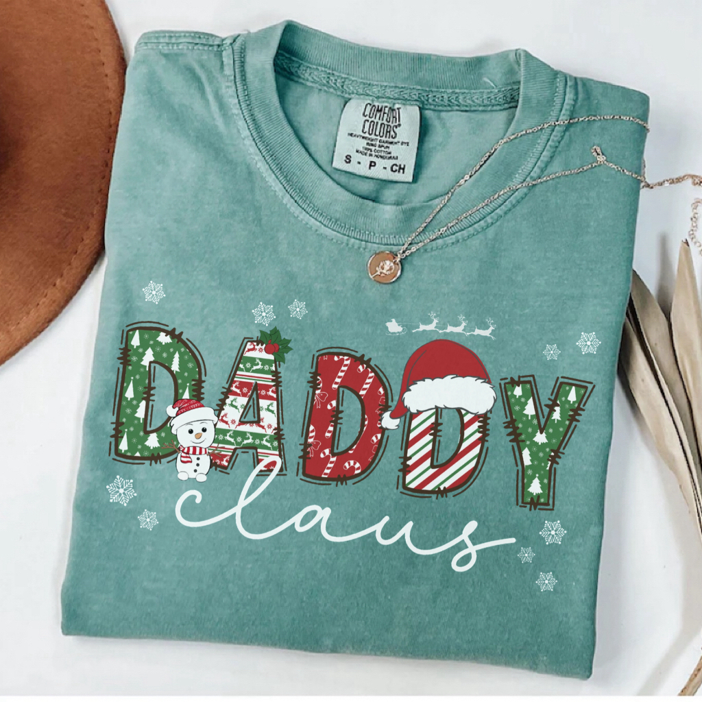 Comfort Colors Family Christmas T-shirt