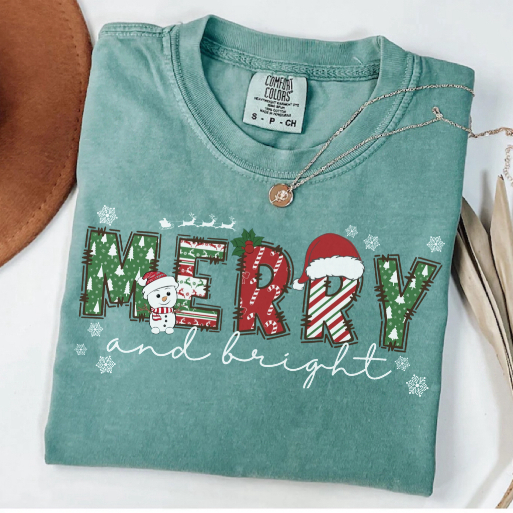 Comfort Colors Family Christmas T-shirt