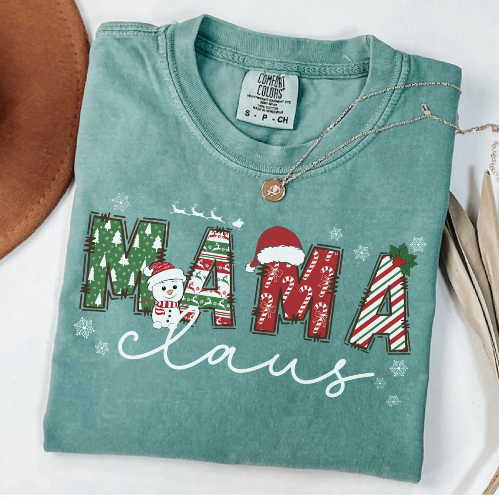 Comfort Colors Family Christmas T-shirt