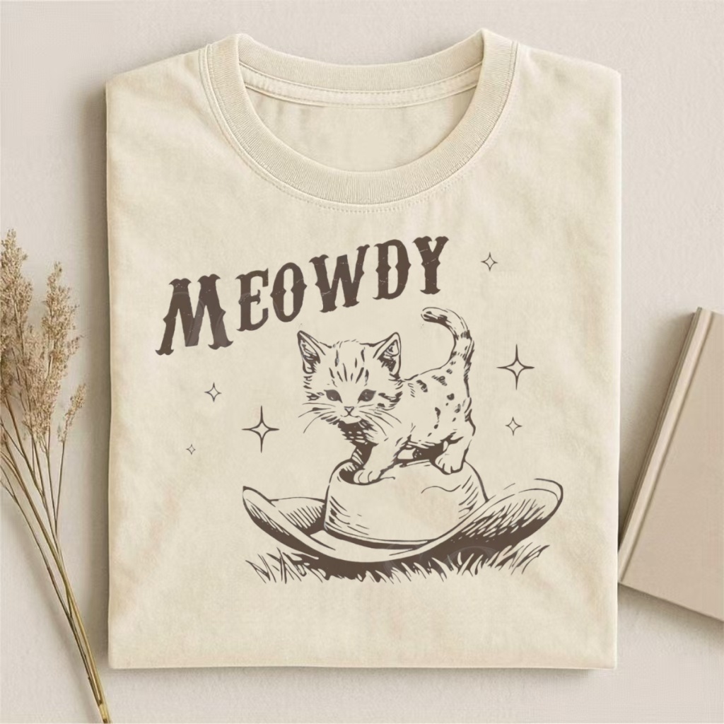 "Meowdy" Cowboy Cat T-shirt