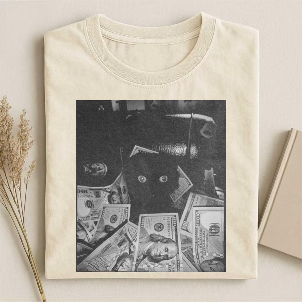 Money Cat Aesthetic T-shirt