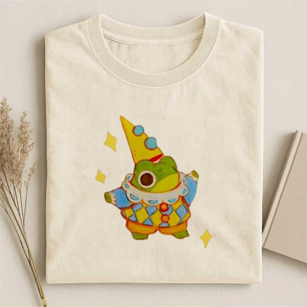 Clown Frog Cropped T-shirt