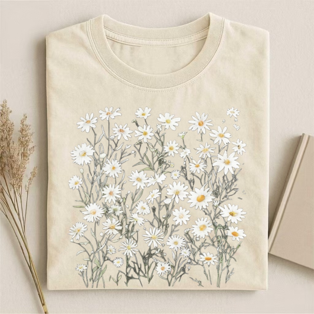 Daisy Field Vintage Botanical T-shirt