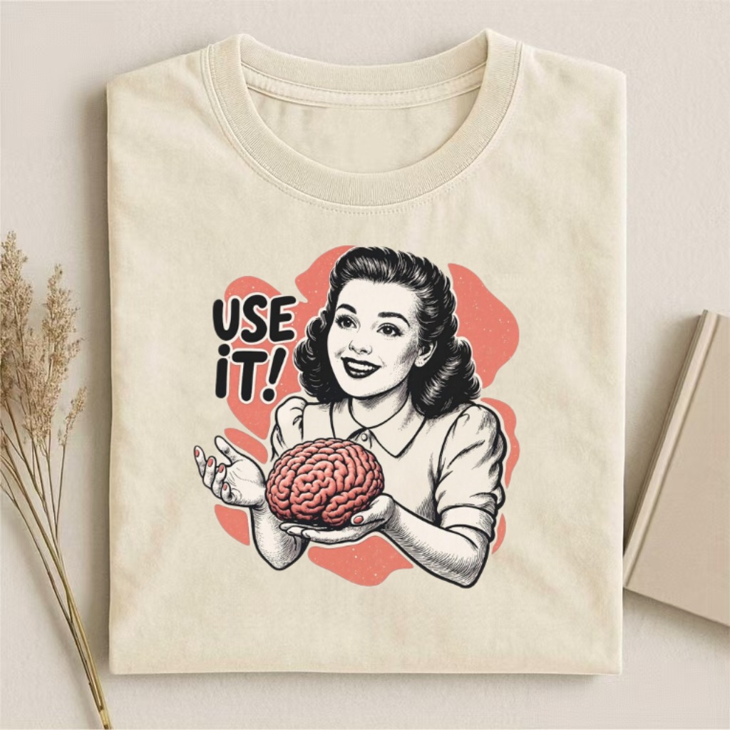 "Use It!" Retro Brain Art T-shirt