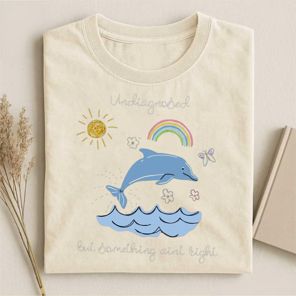 "Undiagnosed" Dolphin Meme T-shirt