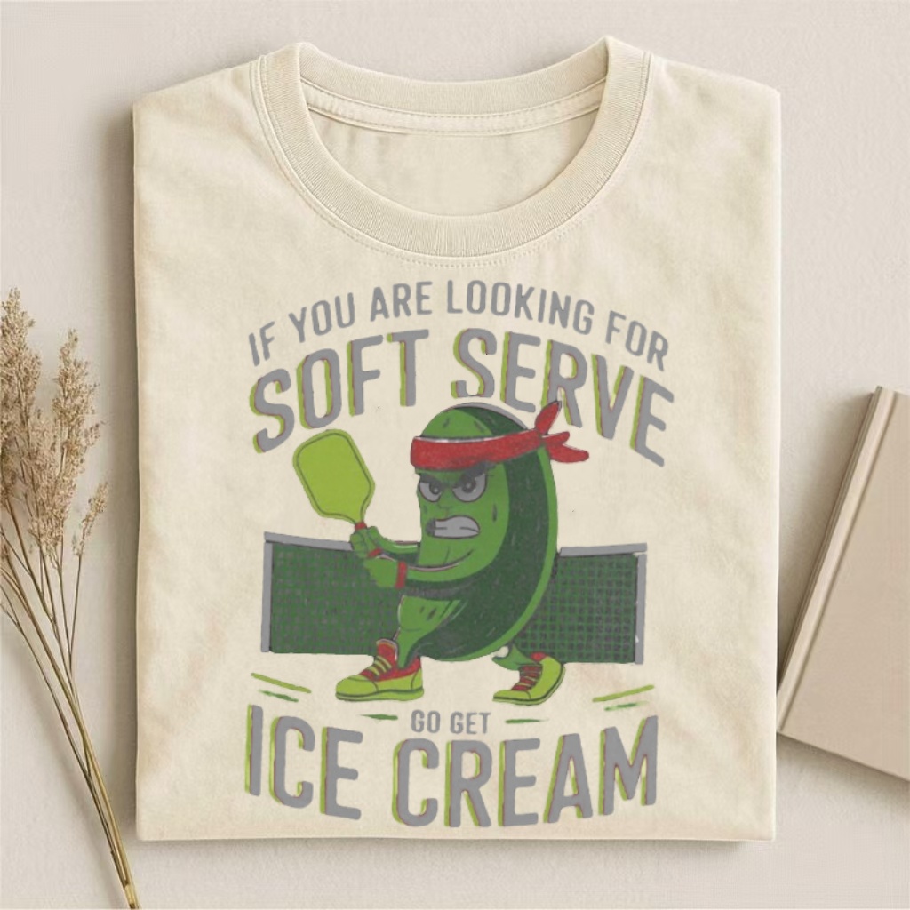 Soft Serve Pickleball Joke T-shirt