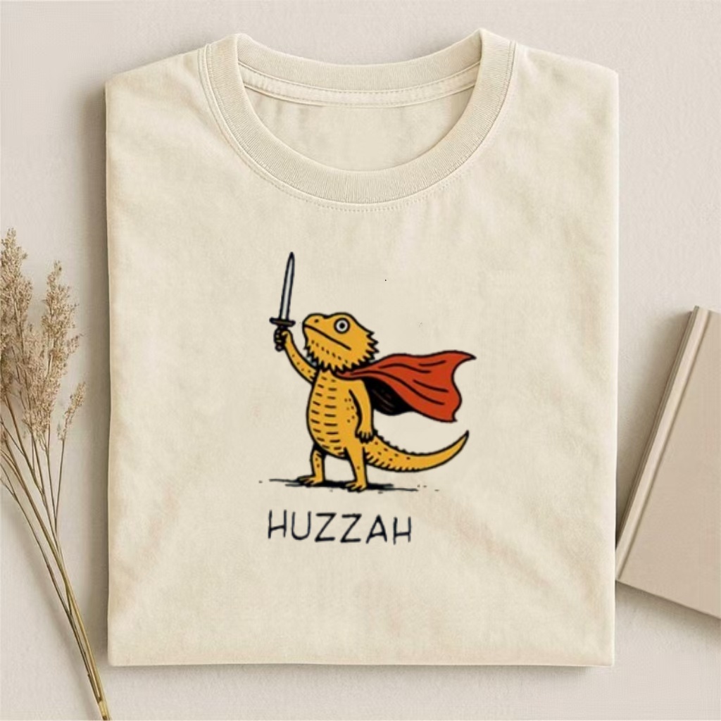 Bearded Dragon Huzzah T-shirt