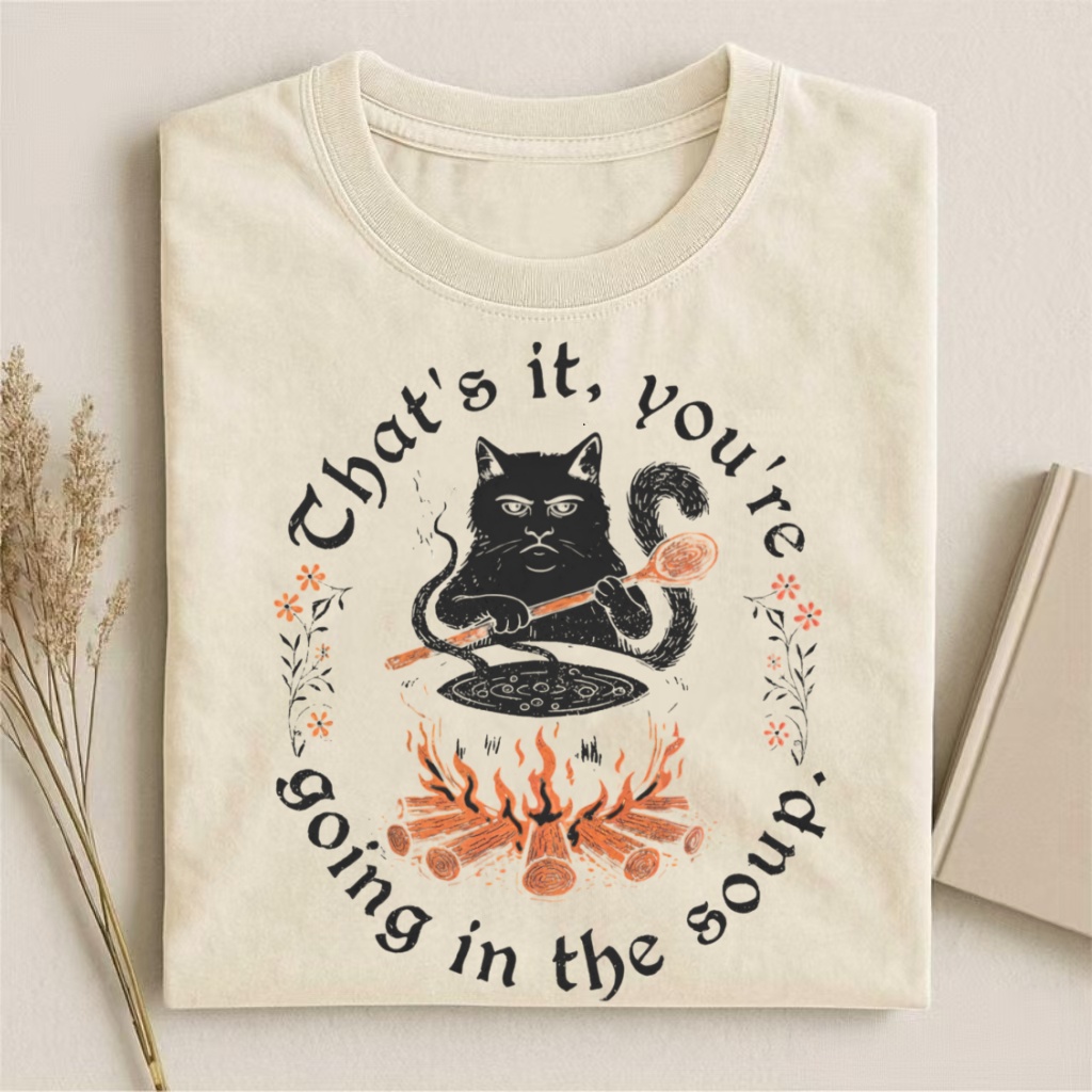 Weird Medieval Cat T-shirt