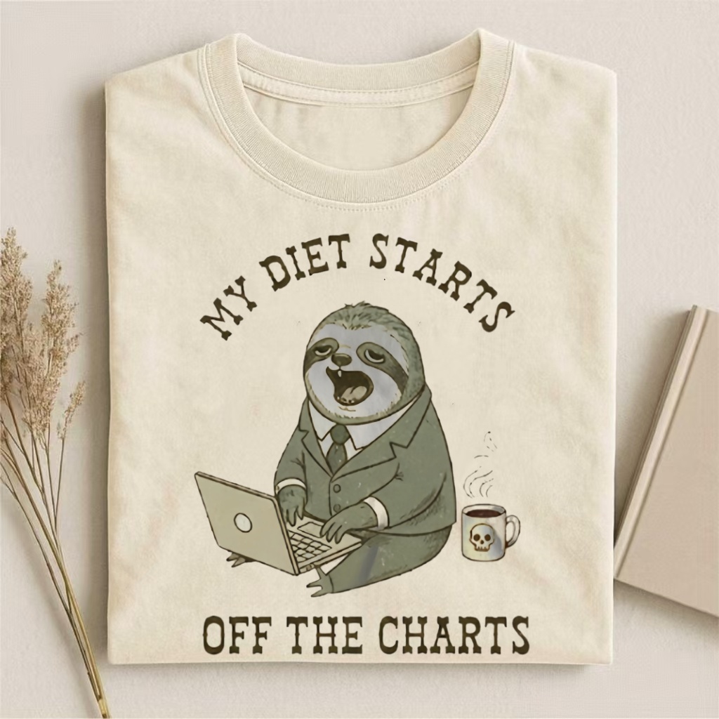 My Diet Starts off the charts T-shirt