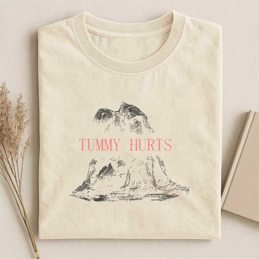 Retro Tummy Hurts T-shirt