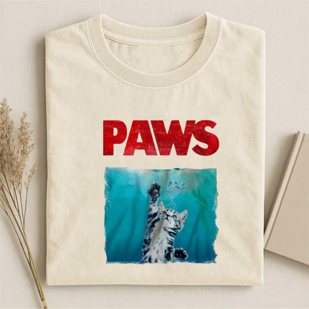 Paws Kitten Jaws Cute Cat Fun T-Shirt
