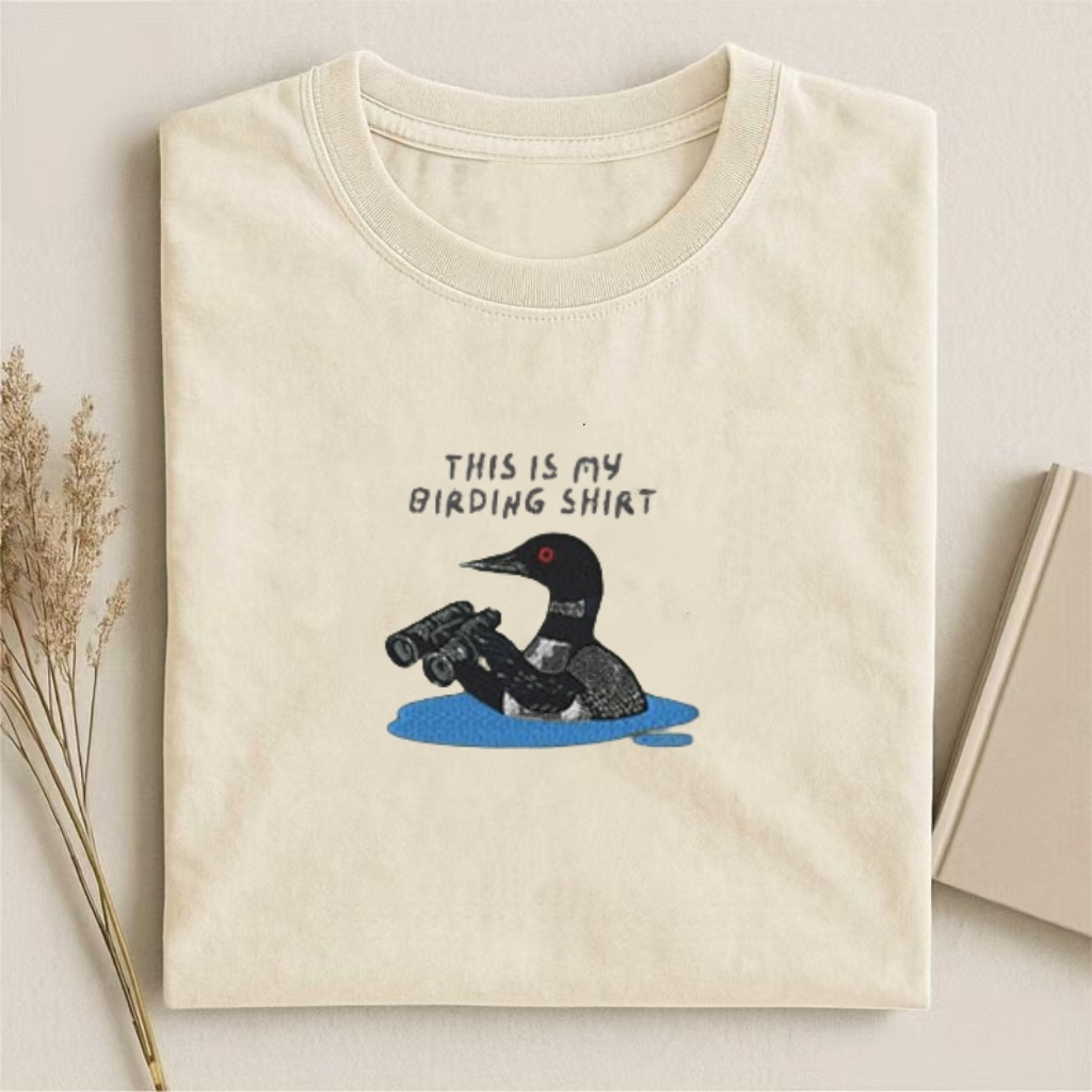 Birdwatching Loon Casual T-Shirt