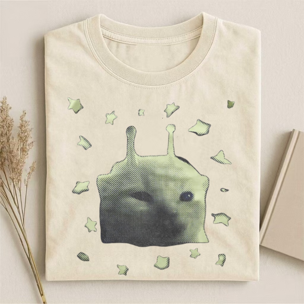 Glow-in-the-Dark Alien Meme T-shirt
