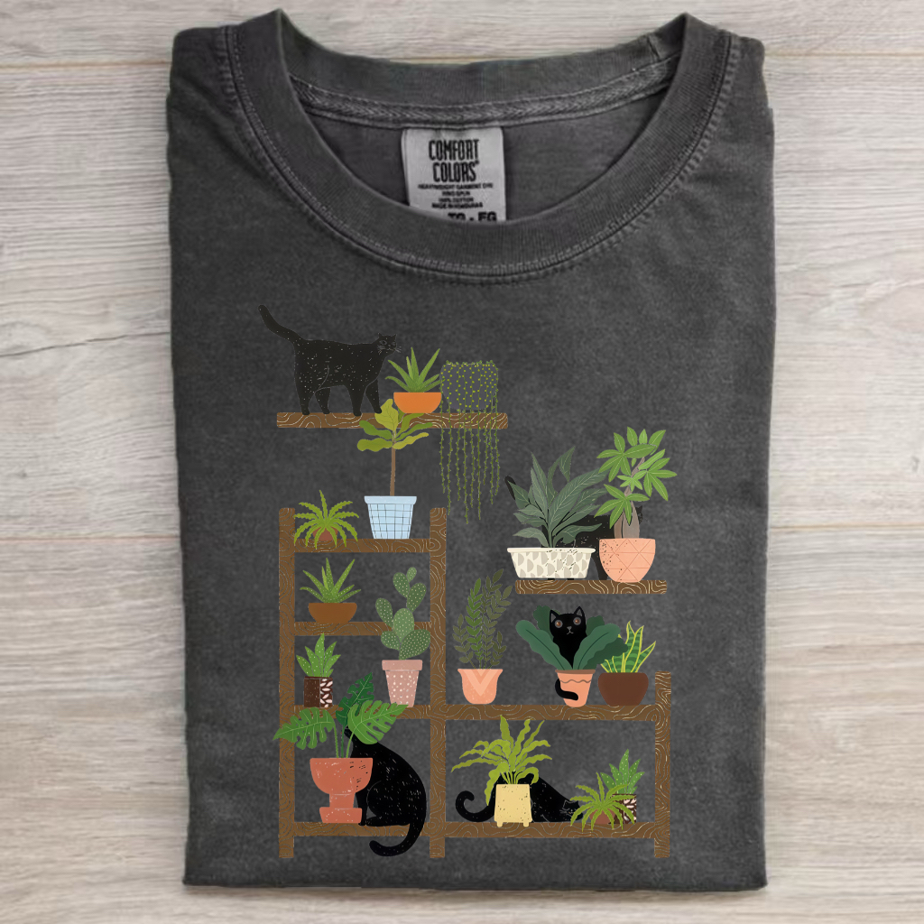 Cats and Plants Shirt