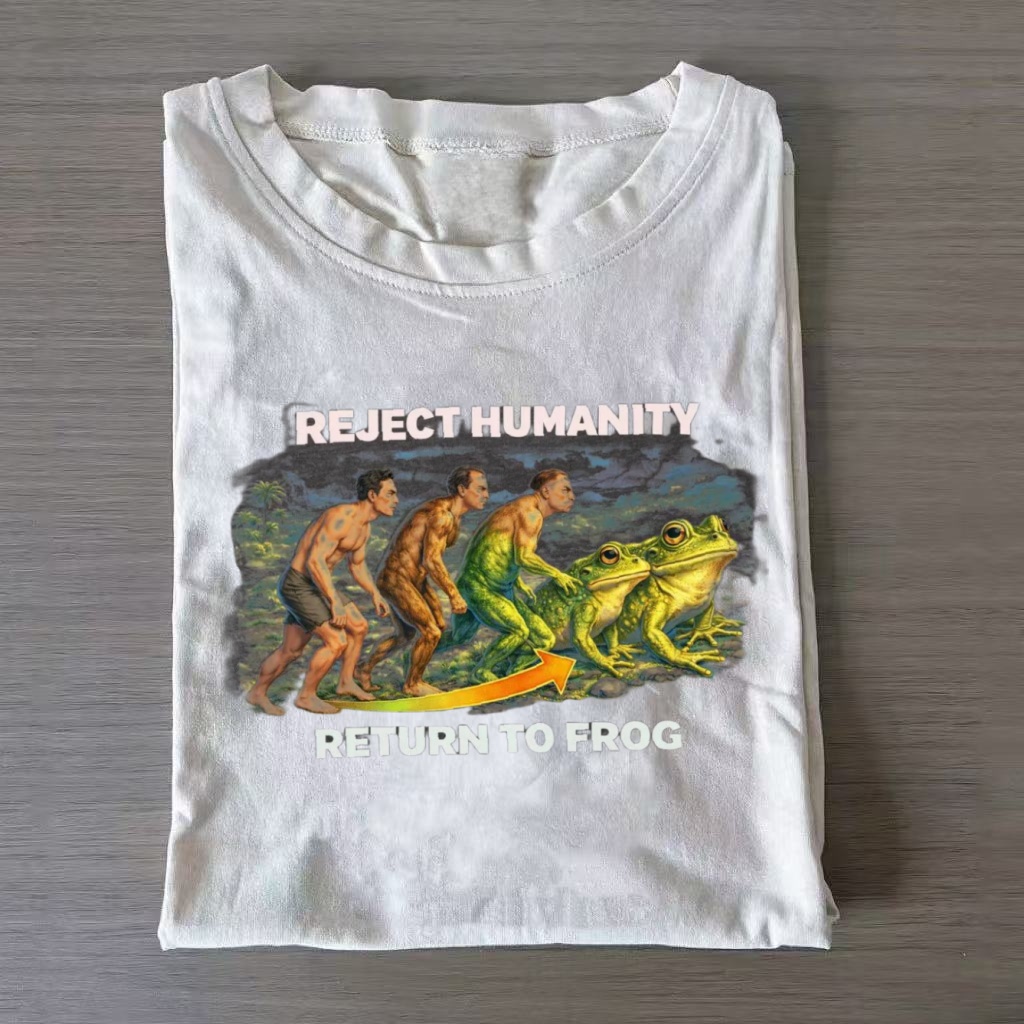 "Reject Humanity, Return to Frog" Meme T-shirt