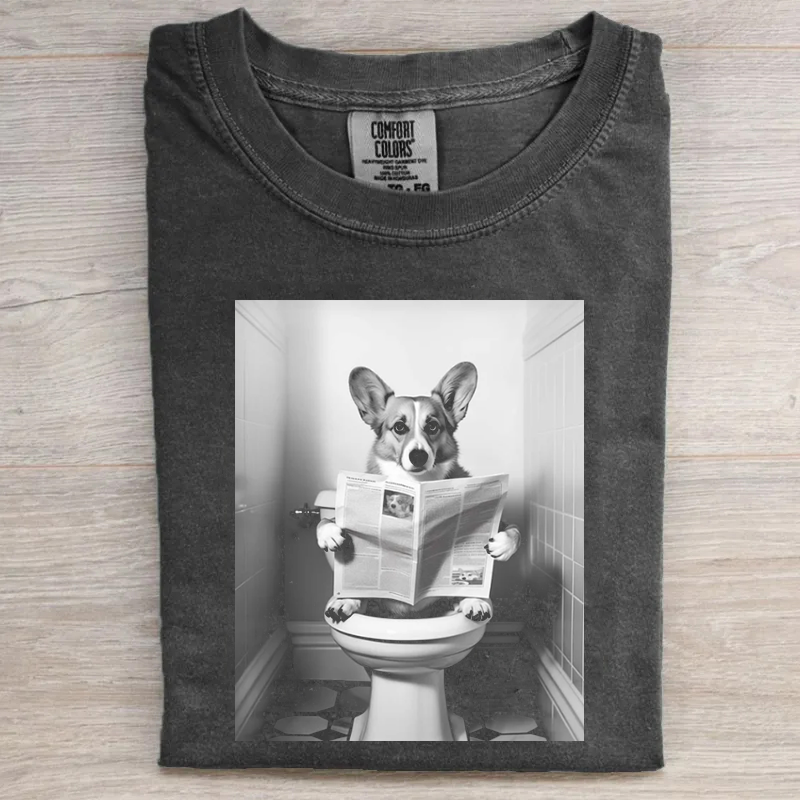 Vintage Funny Corgi T-shirt