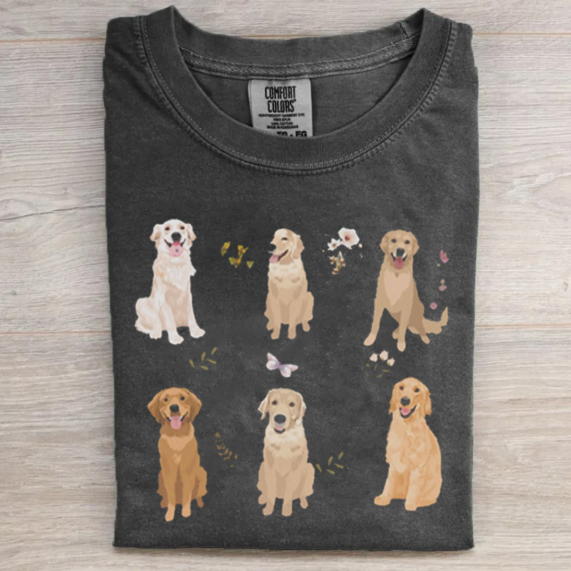 Vintage Golden Retriever T-shirt