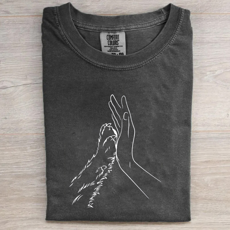 Paw And Hand T-shirt