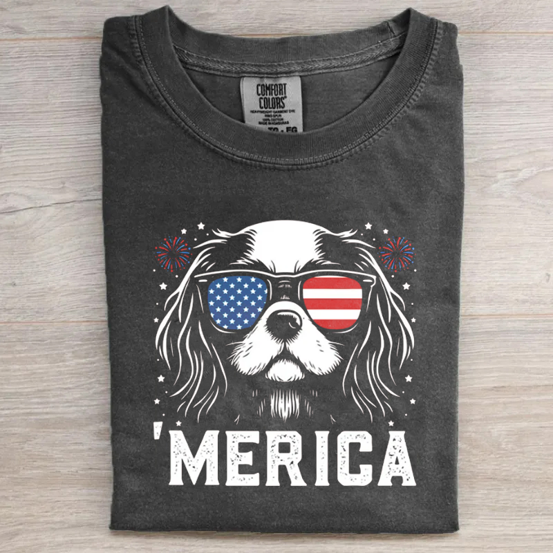 Cavalier King Charles 'Merica T-shirt