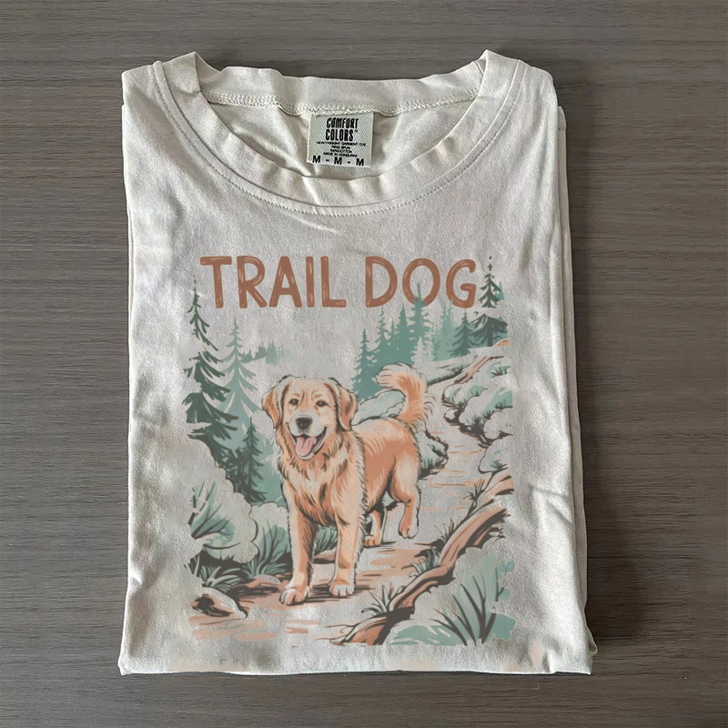 Trail Dog Golden Retriever T-shirt