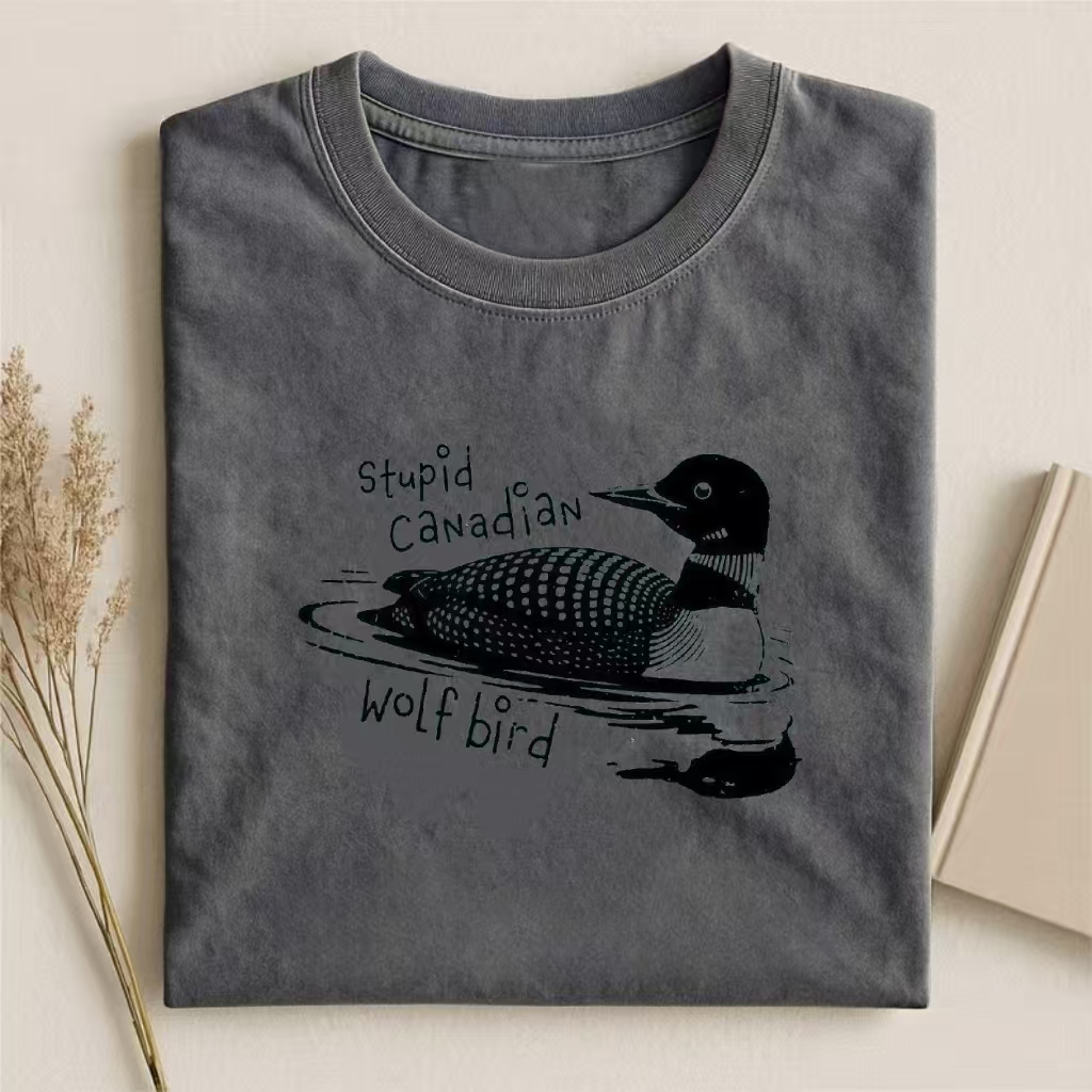 Stupid Canadian Wolfbird T-shirt