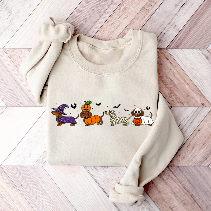 Halloween Dachshund Sweatshirt