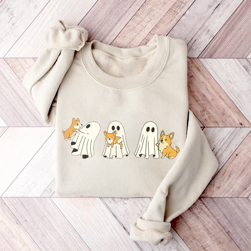 Corgi Dog Halloween Sweatshirt