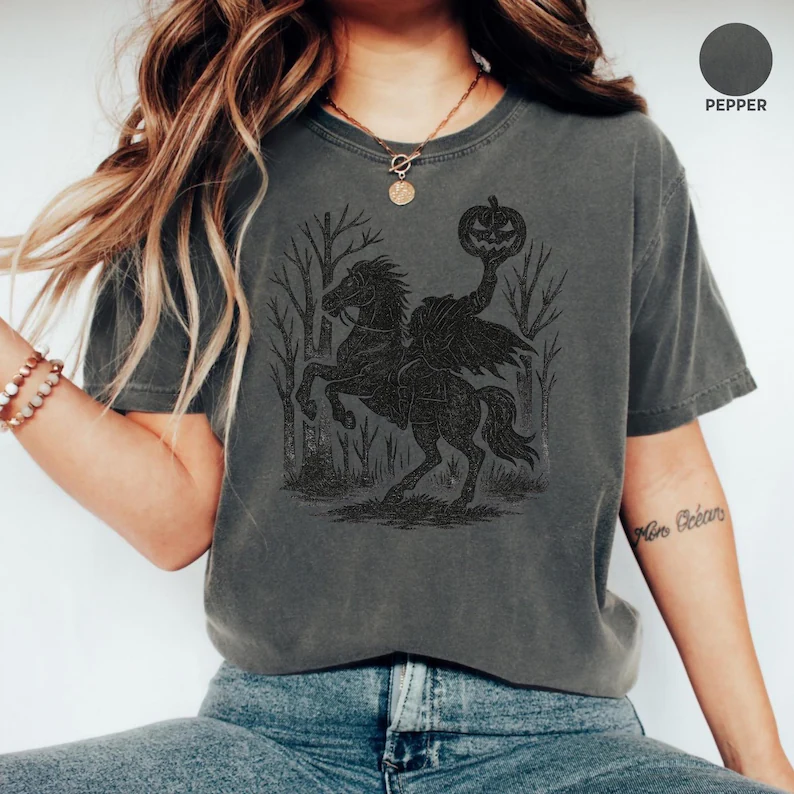 Headless Horseman Halloween T-shirt